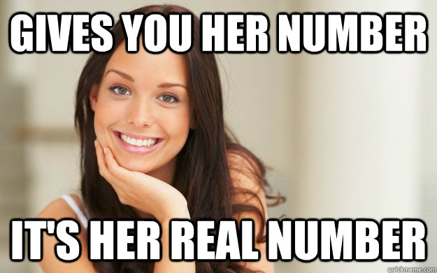 Girl Giving Her Number
