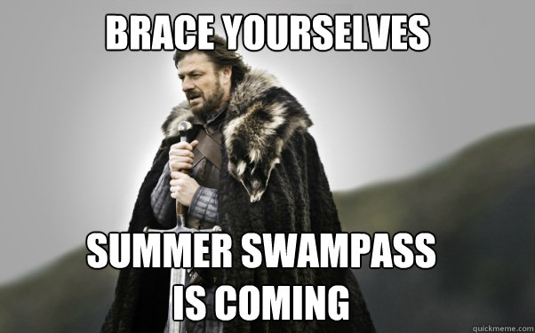 Brace Yourselves Summer Swampass
Is Coming  Ned Stark