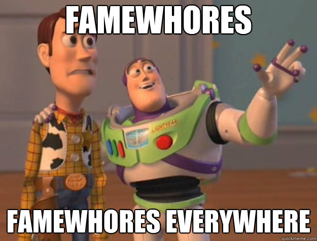 famewhores famewhores everywhere  Buzz Lightyear