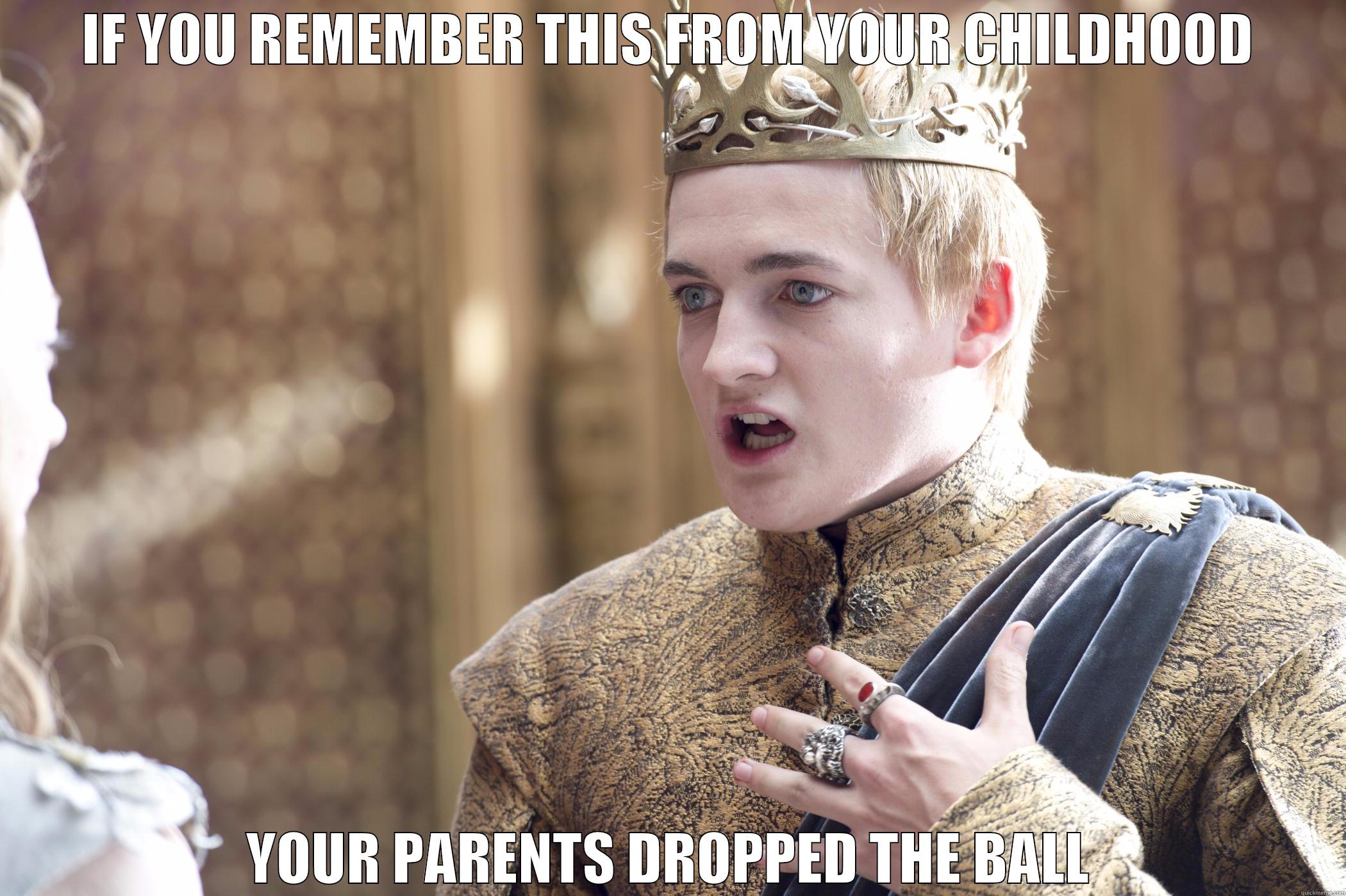 IF YOU REMEMBER THIS FROM YOUR CHILDHOOD YOUR PARENTS DROPPED THE BALL Misc