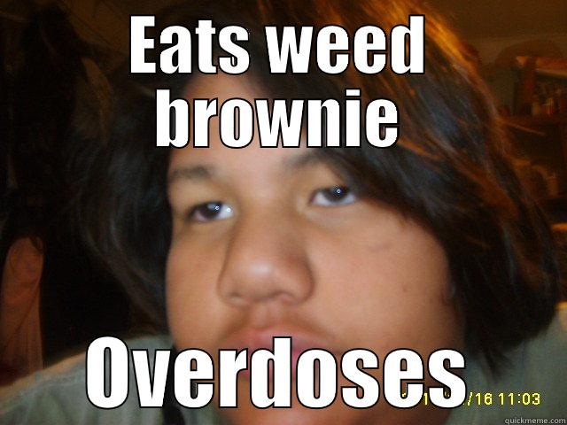 EATS WEED BROWNIE OVERDOSES Misc