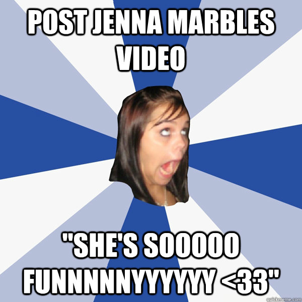 Post jenna marbles video 