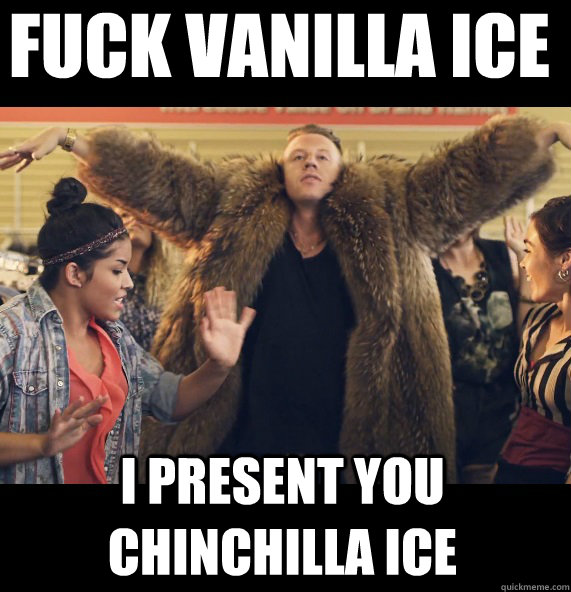 fuck vanilla ICE I PRESENT YOU chinchilla ICE  