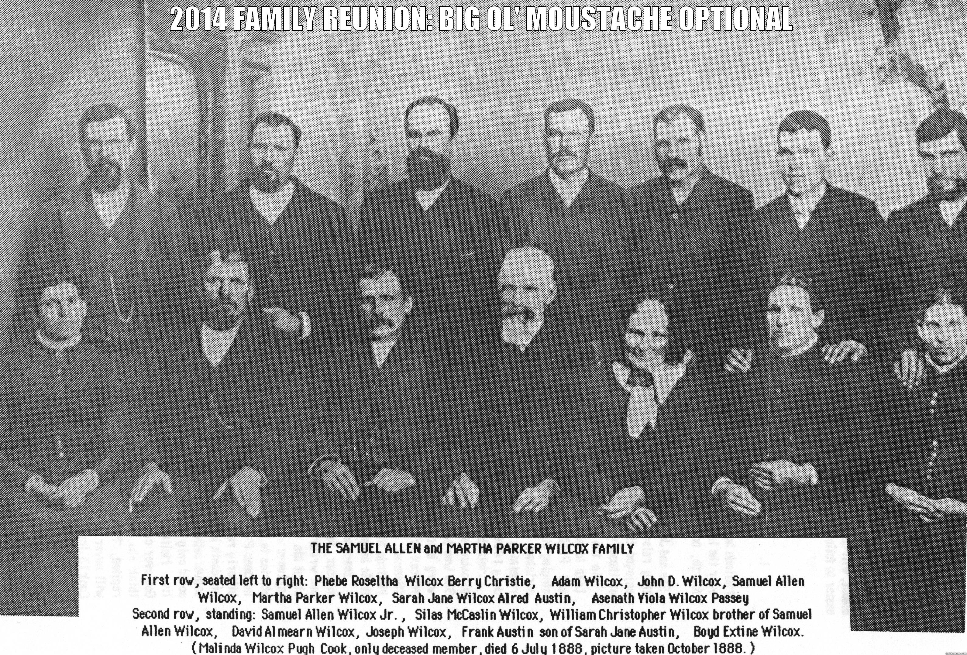 2014 FAMILY REUNION: BIG OL' MOUSTACHE OPTIONAL  Misc