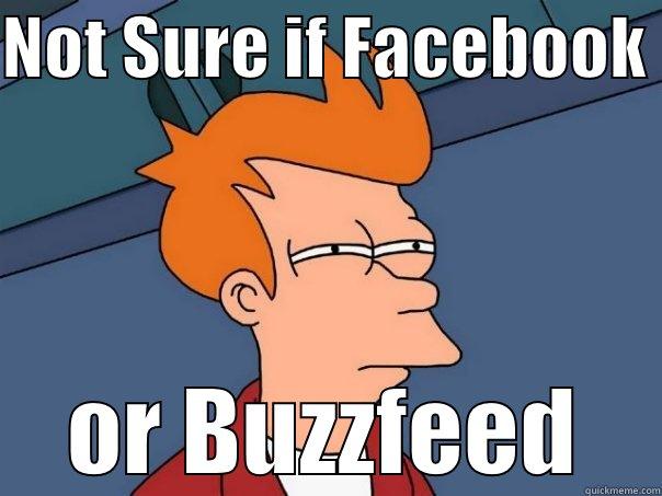 Not Sure if Facebook - NOT SURE IF FACEBOOK  OR BUZZFEED Futurama Fry
