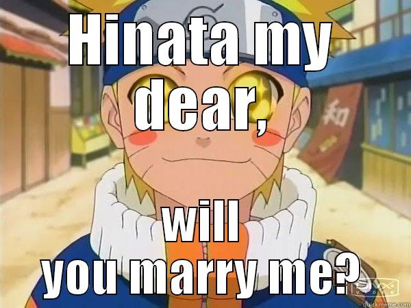 HINATA MY DEAR, WILL YOU MARRY ME? Misc