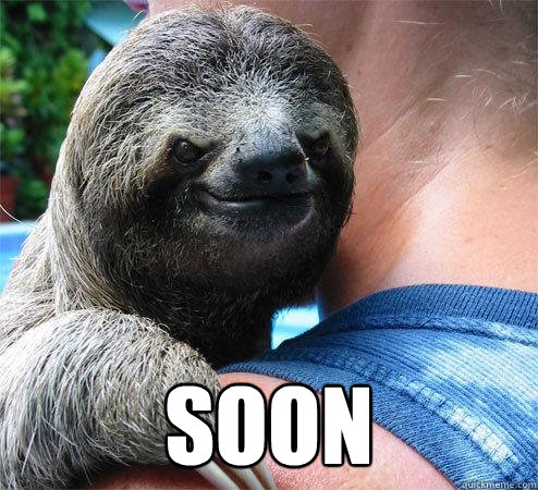  SOON
 -  SOON
  Suspiciously Evil Sloth