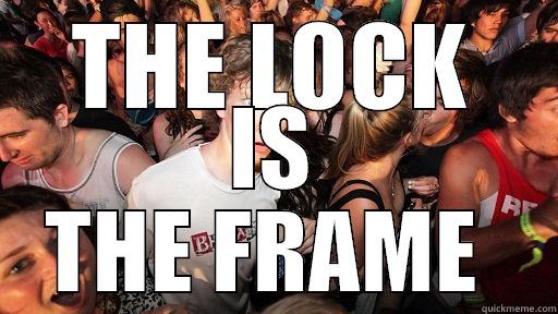 THE LOCK IS THE FRAME  Sudden Clarity Clarence