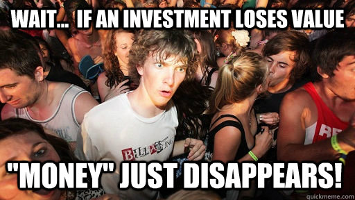 wait...  if an investment loses value 