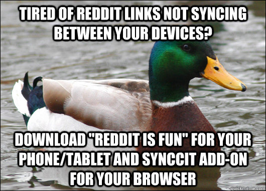tired of reddit links not syncing between your devices? download 