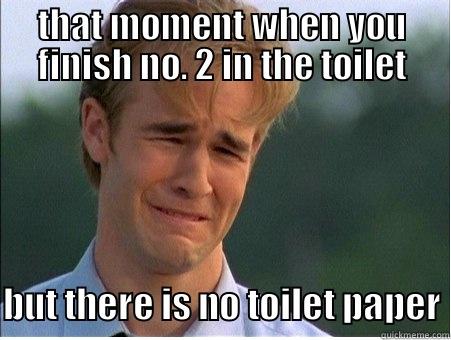 THAT MOMENT WHEN YOU FINISH NO. 2 IN THE TOILET BUT THERE IS NO TOILET PAPER 1990s Problems