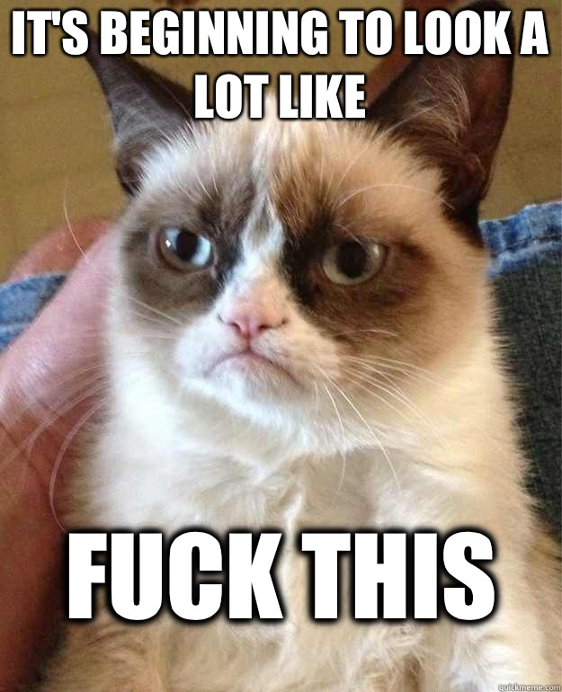 It's beginning to look a lot like Fuck this - It's beginning to look a lot like Fuck this  Grumpy Cat