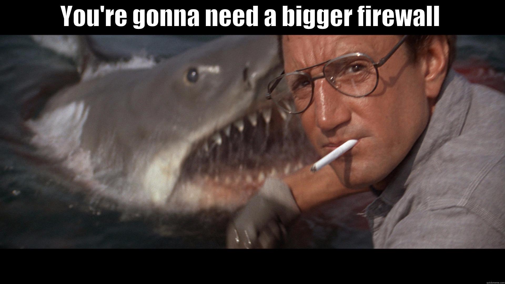 YOU'RE GONNA NEED A BIGGER FIREWALL  Misc