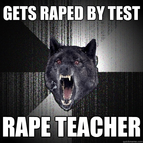 Gets Raped By Test Rape Teacher  Insanity Wolf