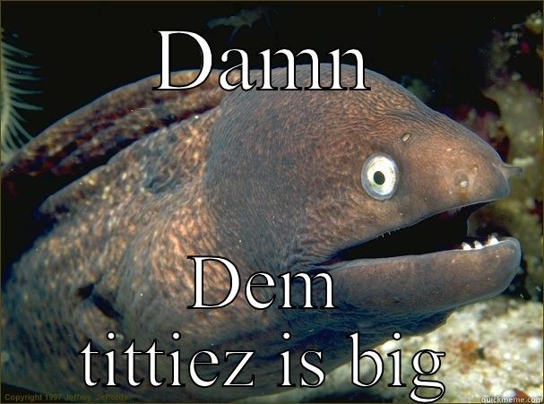 DAMN DEM TITTIEZ IS BIG Bad Joke Eel