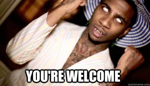 You're Welcome  Lil B Your Welcome