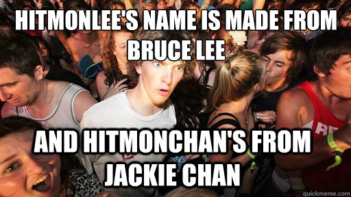 HITMONLEE's name is made from bruce lee and hitmonchan's from jackie chan  Sudden Clarity Clarence