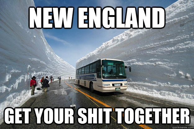 New england get your shit together - New england get your shit together  65 Snow Corridor Japan