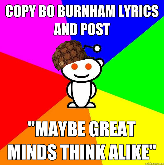 copy bo burnham lyrics and post 
