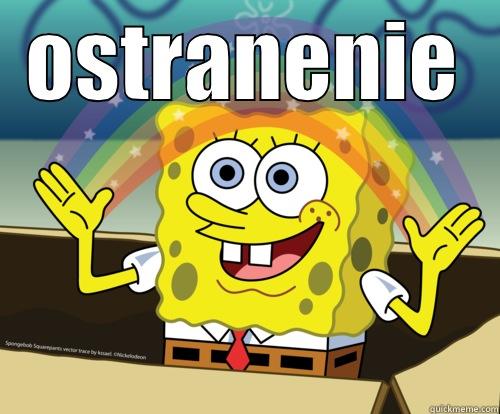 OSTRANENIE  Spongebob rainbow