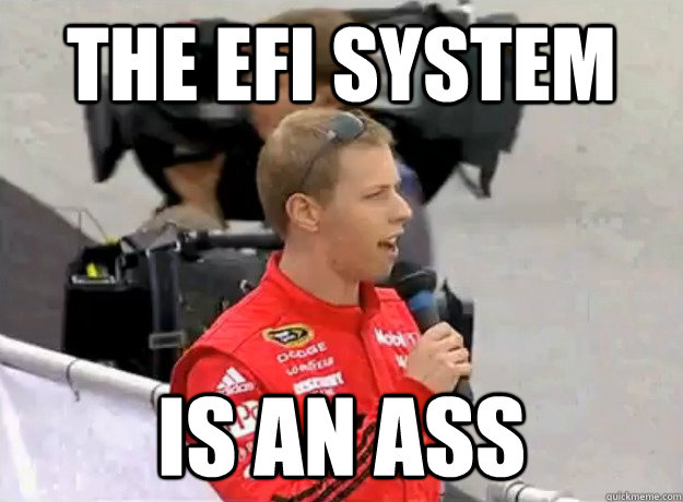the efi system is an ass  