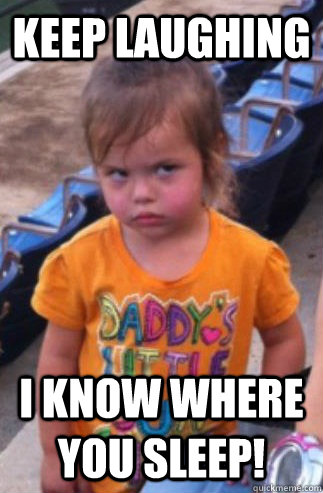 angry toddler meme