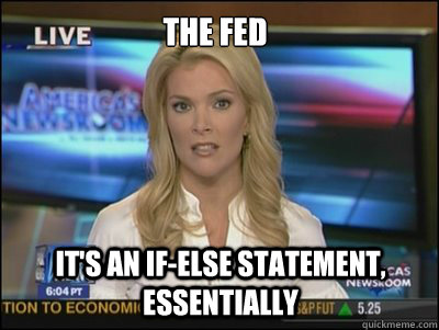 The Fed It's an if-else statement, essentially - The Fed It's an if-else statement, essentially  Megyn Kelly