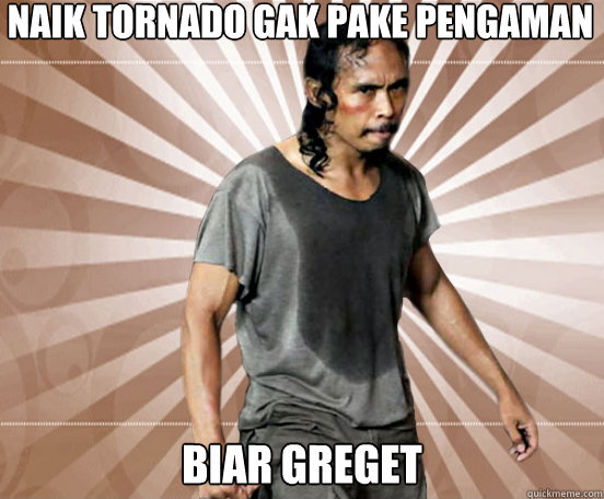 naik tornado gak pake pengaman BIAR GREGET  