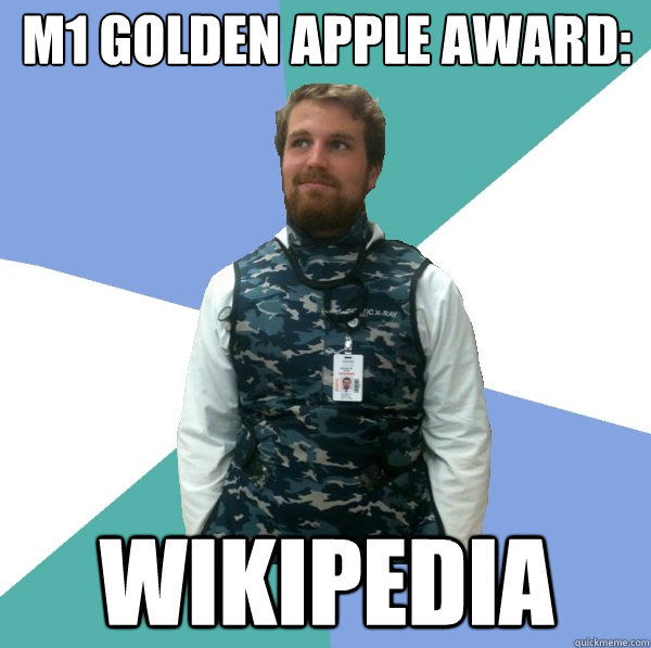 M1 Golden Apple Award: Wikipedia - M1 Golden Apple Award: Wikipedia  Unabridged First Year Medical Student