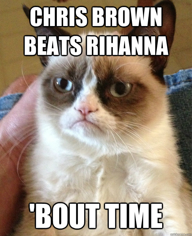 chris brown beats rihanna 'bout time - chris brown beats rihanna 'bout time  Misc
