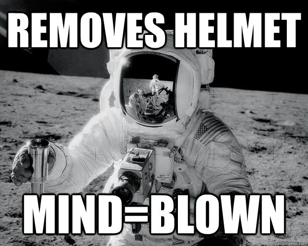 Removes helmet Mind=Blown - Removes helmet Mind=Blown  Moon Man