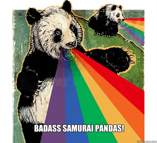 badass samurai pandas!  - badass samurai pandas!   WoW Panda