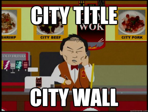 City Title City Wall - City Title City Wall  City Work