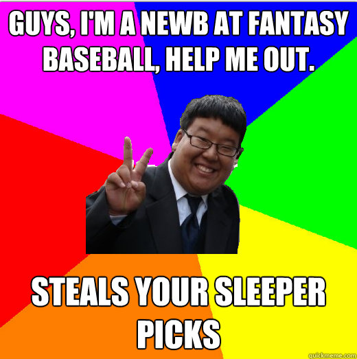 Guys, I'm a newb at fantasy baseball, help me out. Steals your sleeper picks - Guys, I'm a newb at fantasy baseball, help me out. Steals your sleeper picks  Misc