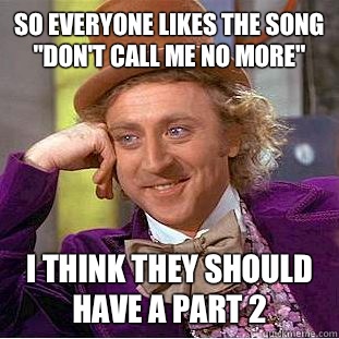 So everyone likes the song 