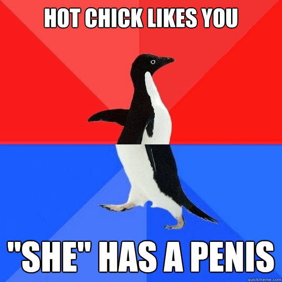 hot chick likes you 
