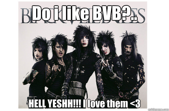 Do i like BVB?.. HELL YESHH!!! I love them <3   