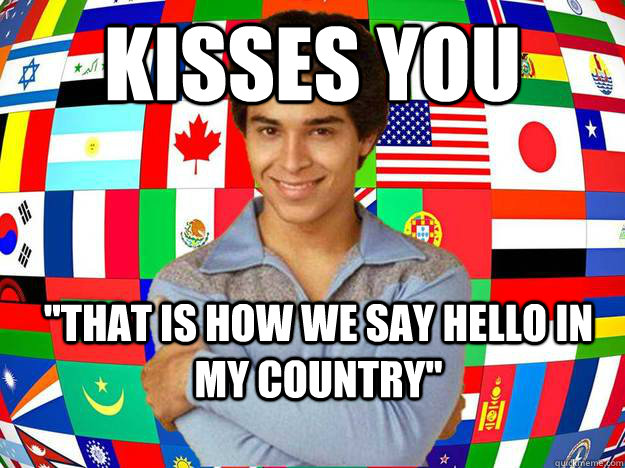 kisses you 