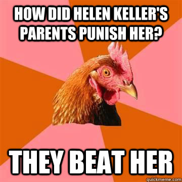 How did helen keller's parents punish her? they beat her - How did helen keller's parents punish her? they beat her  Misc