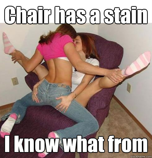 Chair has a stain I know what from  Funny Girls