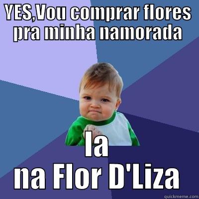 YES,VOU COMPRAR FLORES PRA MINHA NAMORADA LA NA FLOR D'LIZA Success Kid