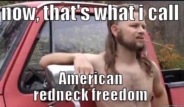 NOW, THAT'S WHAT I CALL  AMERICAN REDNECK FREEDOM Almost Politically Correct Redneck