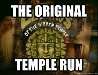 the original temple run  Temple Run