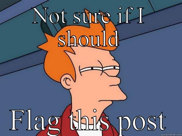 Stupid title - NOT SURE IF I SHOULD FLAG THIS POST Futurama Fry