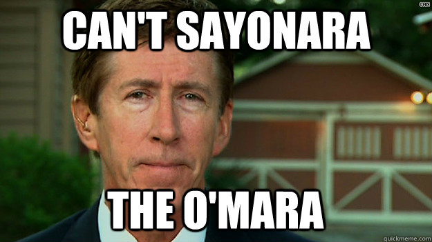 Can't SAyonara The O'mara - Can't SAyonara The O'mara  Zimmerman