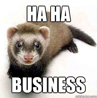 HA HA BUSINESS  Logical Fallacy Ferret