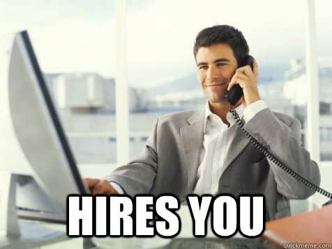  Hires you  