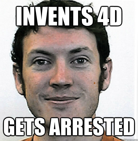 invents 4d gets arrested - invents 4d gets arrested  James Holmes