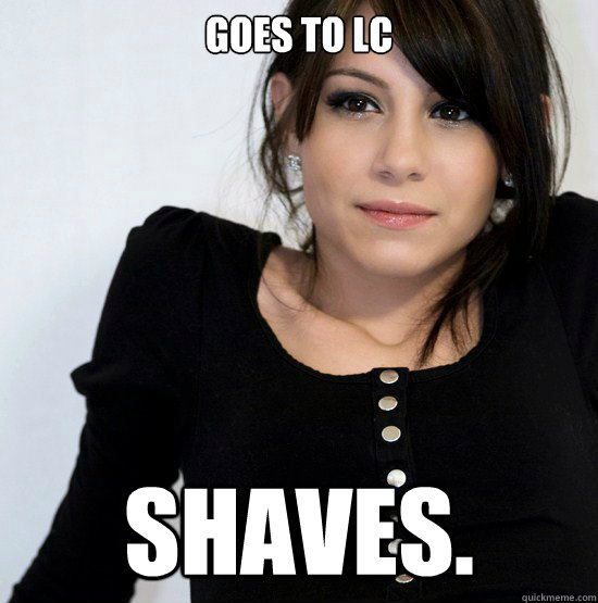 Goes to LC Shaves.  Good Girl Gabby