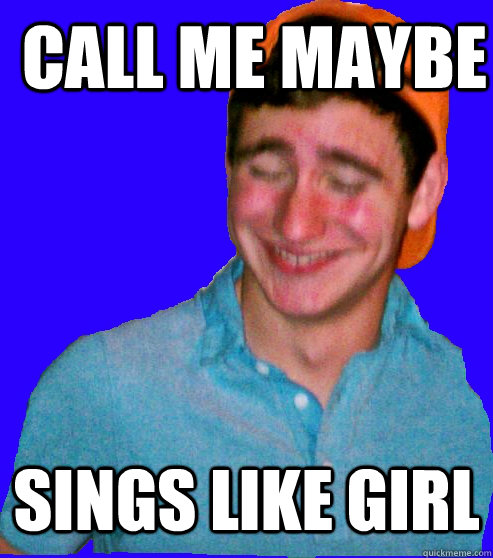 call me maybe sings like girl  Gregarious Garrett